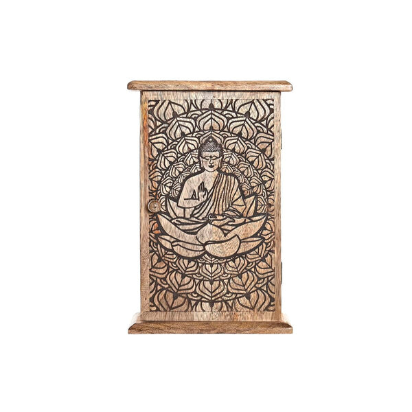 Key cupboard DKD Home Decor Brown Dark brown 18 x 7,5 x 28 cm-0