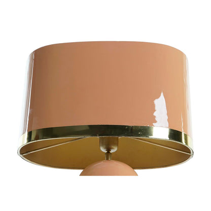 Desk lamp DKD Home Decor Pink Golden Metal Iron 50 W (37 x 21 x 52 cm)-1