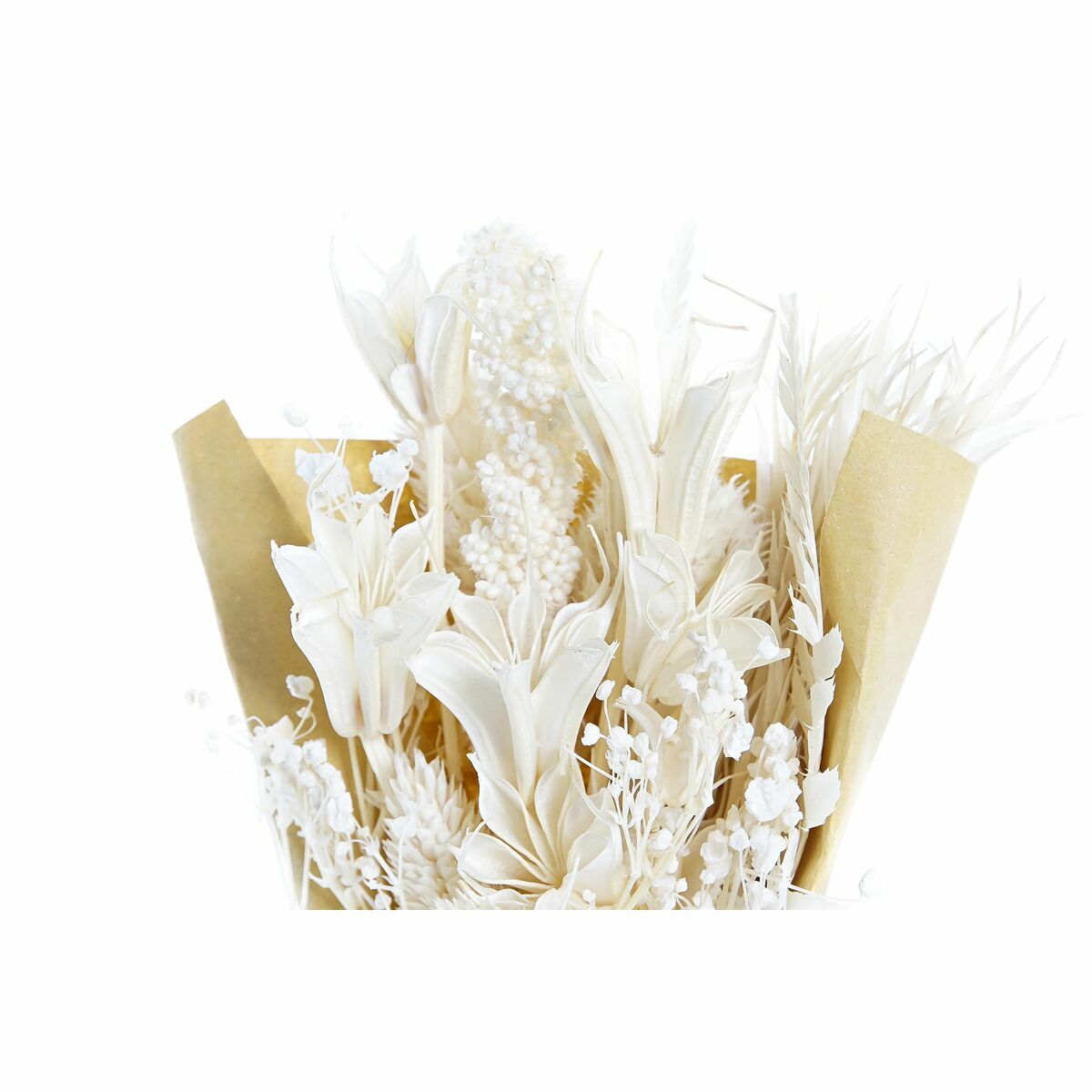 Bunch DKD Home Decor Beige Yellow Dried flower (10 x 5 x 18 cm) (2 Units)-1