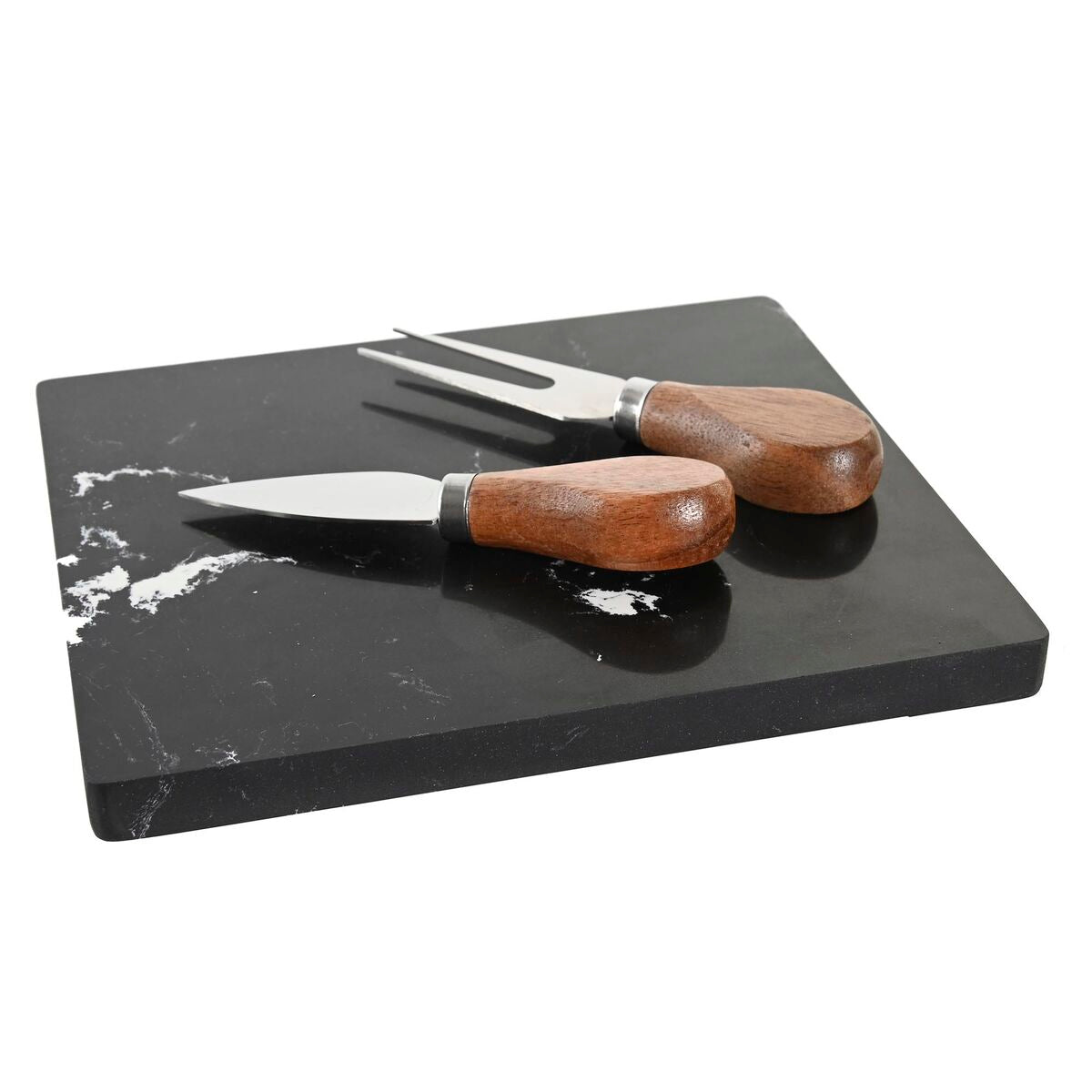Cheese board DKD Home Decor Brown Black 49 x 19 x 2 cm-1