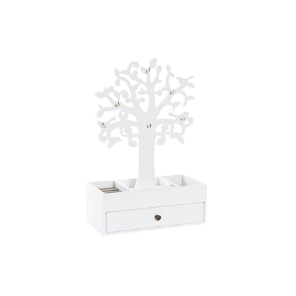 Jewelry box DKD Home Decor White MDF Wood (24 x 12 x 36 cm)-0