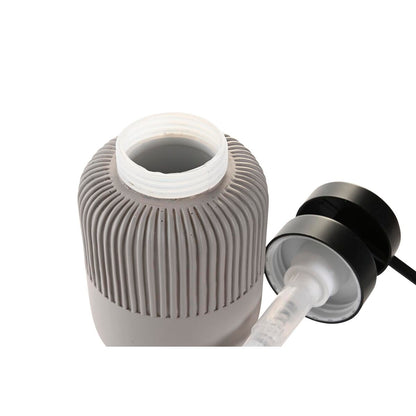 Soap Dispenser DKD Home Decor 7 x 7 x 15 cm Grey Cement polypropylene-1