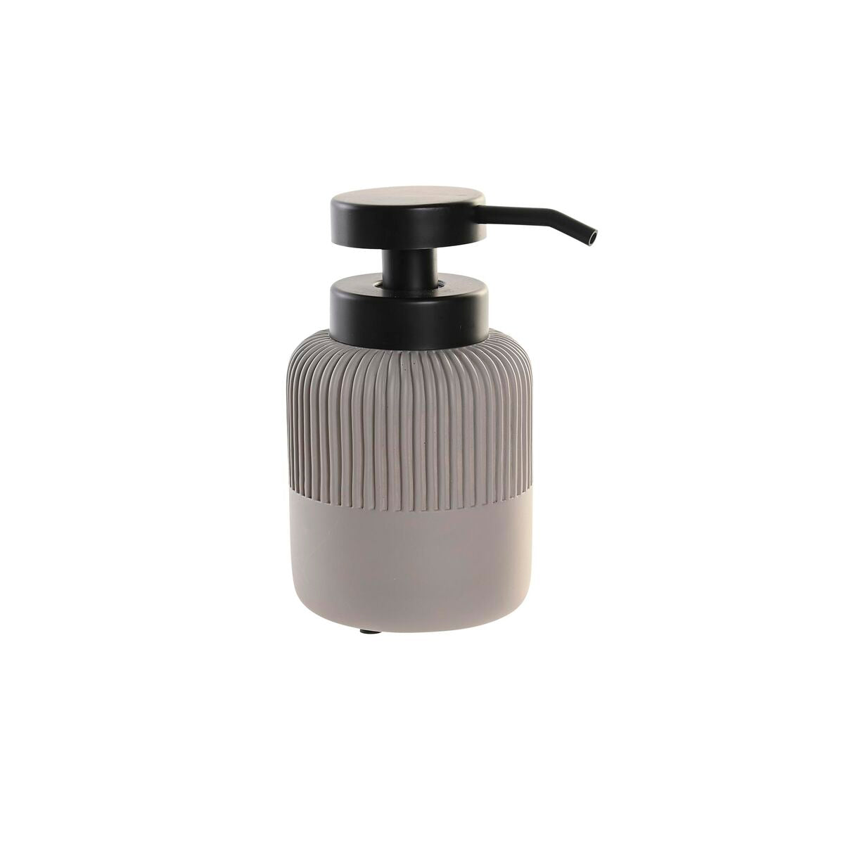 Soap Dispenser DKD Home Decor 7 x 7 x 15 cm Grey Cement polypropylene-0