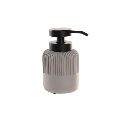 Soap Dispenser DKD Home Decor 7 x 7 x 15 cm Grey Cement polypropylene-0