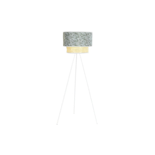 Floor Lamp DKD Home Decor Metal Polyester White Green 220 V 50 W (40 x 40 x 129 cm)-0