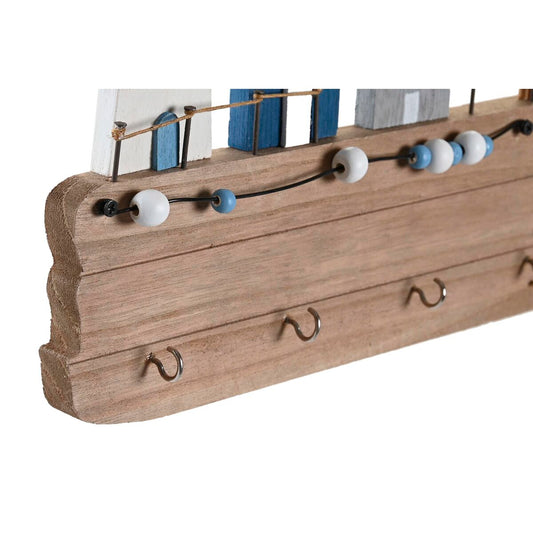 Wall mounted coat hanger DKD Home Decor MDF Wood (34,5 x 1,5 x 21,5 cm)-1