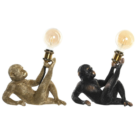 Desk lamp DKD Home Decor 31,5 x 18 x 27 cm Golden Metal Copper Resin 220 V 50 W (2 Units)-0