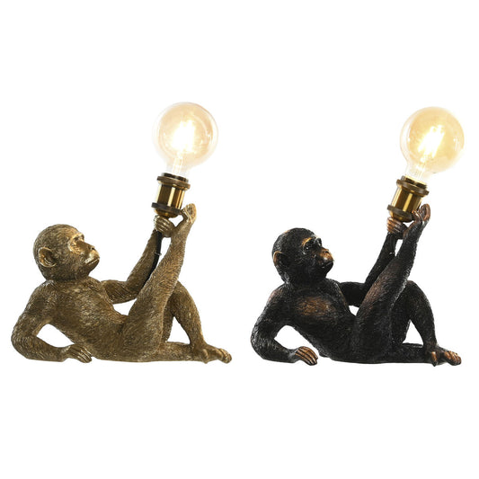 Desk lamp DKD Home Decor 31,5 x 18 x 27 cm Golden Metal Copper Resin 220 V 50 W (2 Units)-1