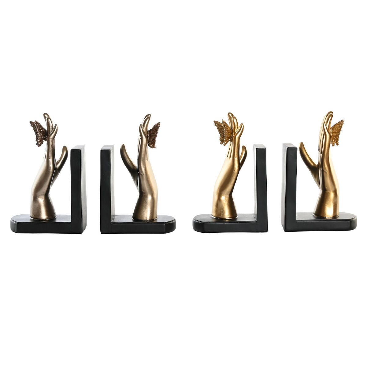 Bookend DKD Home Decor 22 x 8,5 x 17 cm Resin (2 Units)-0