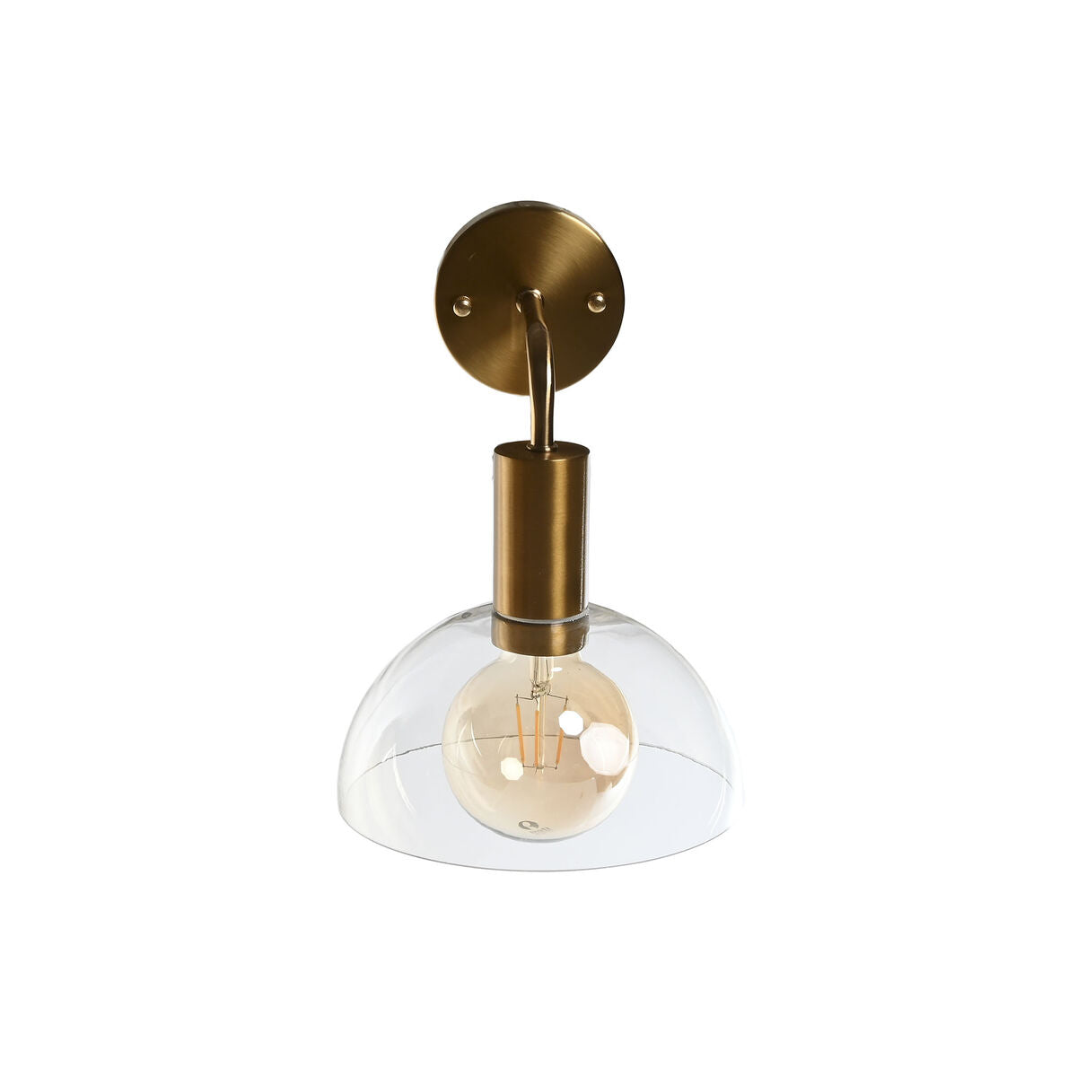 Wall Lamp DKD Home Decor Golden Metal Crystal 50 W Modern 220 V 20 x 25 x 28 cm-2