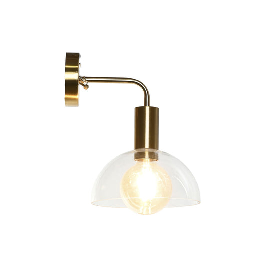 Wall Lamp DKD Home Decor Golden Metal Crystal 50 W Modern 220 V 20 x 25 x 28 cm-0