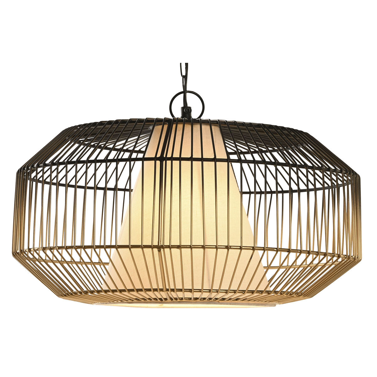 Ceiling Light DKD Home Decor 42 x 42 x 23 cm Black Golden Iron 50 W-1