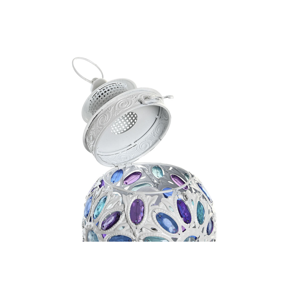 Desk lamp DKD Home Decor Metal White Multicolour 220 V 50 W 19 x 19 x 33 cm-3
