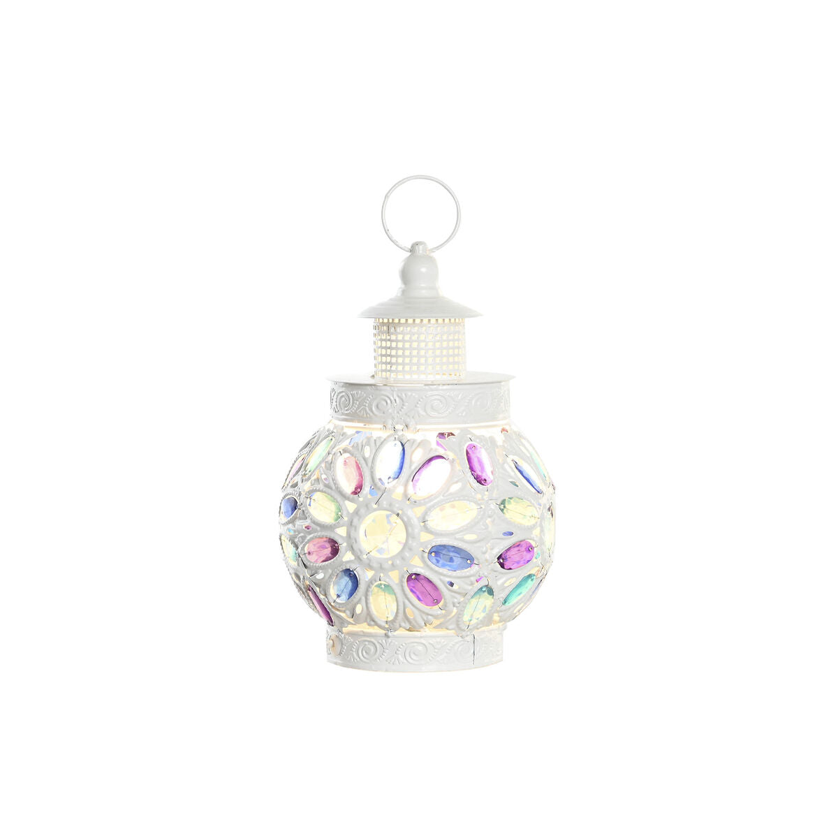Desk lamp DKD Home Decor Metal White Multicolour 220 V 50 W 19 x 19 x 33 cm-1
