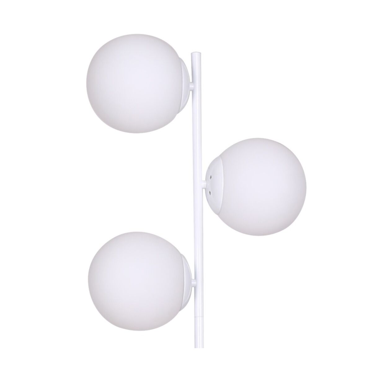 Floor Lamp DKD Home Decor 35 x 25 x 167 cm Crystal Metal White 220 V 50 W-3