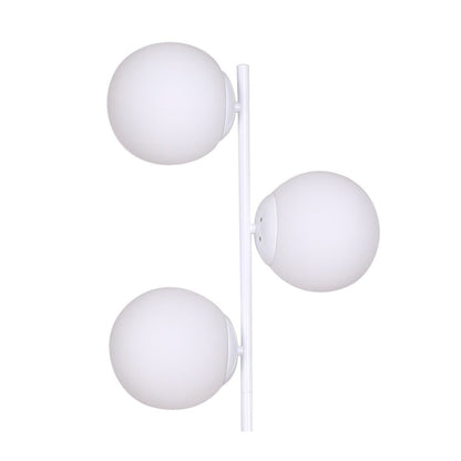 Floor Lamp DKD Home Decor 35 x 25 x 167 cm Crystal Metal White 220 V 50 W-3
