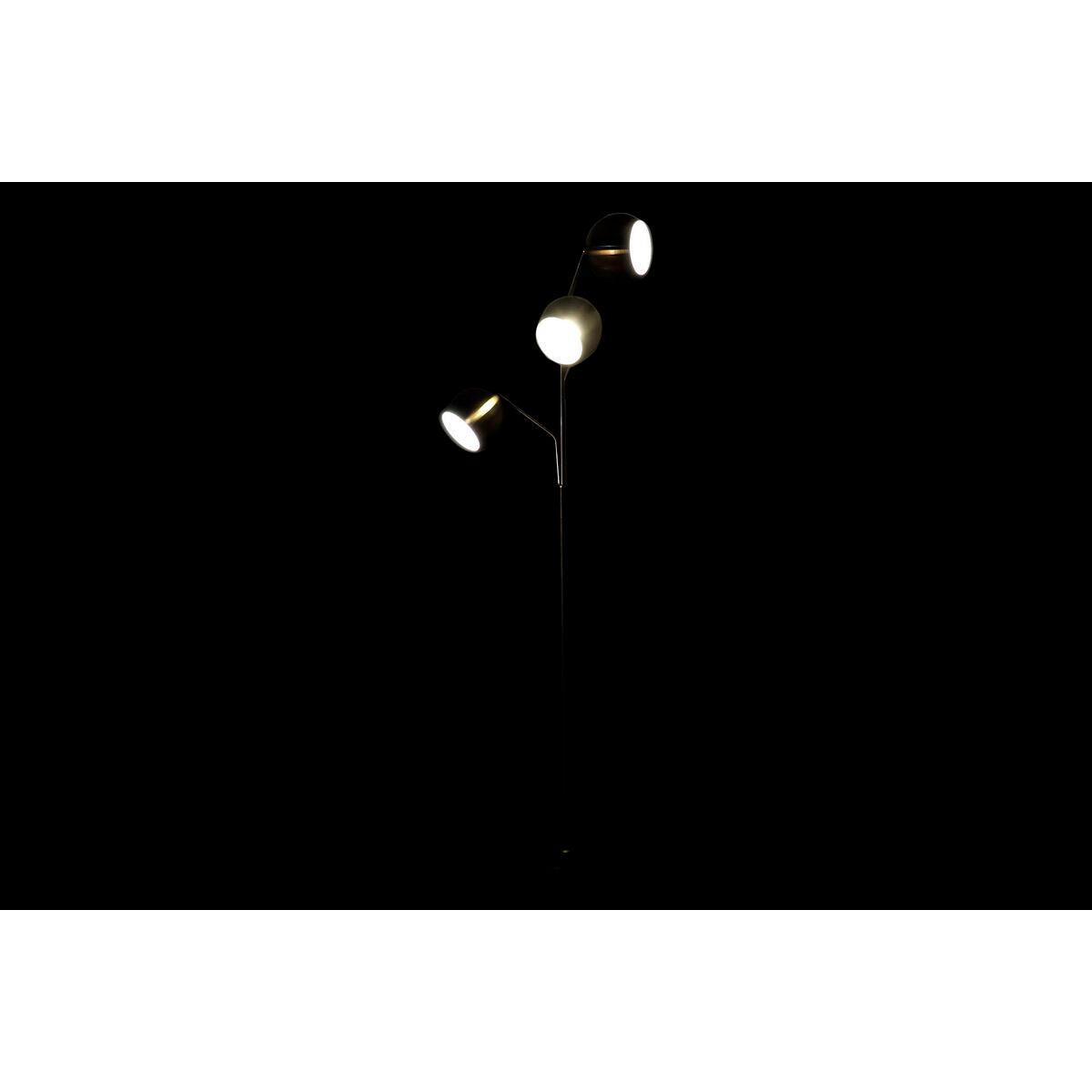 Floor Lamp DKD Home Decor 35 x 25 x 167 cm Crystal Metal White 220 V 50 W-2