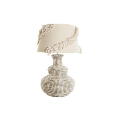 Desk lamp DKD Home Decor White Brown 50 W 220 V 42 x 42 x 70 cm-0