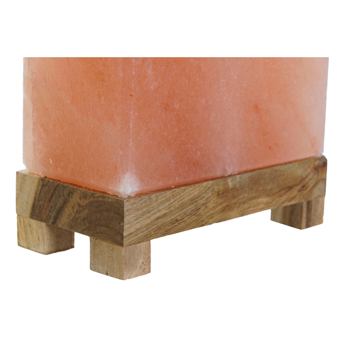 Desk lamp DKD Home Decor Brown Pink Salt Acacia 15 W 220 V 17 x 7 x 16 cm-3