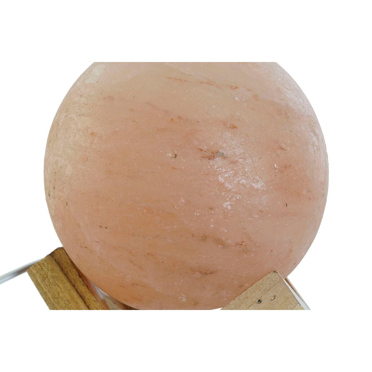 Desk lamp DKD Home Decor Brown Pink Salt Acacia 15 W 220 V 15 x 15 x 20 cm-4