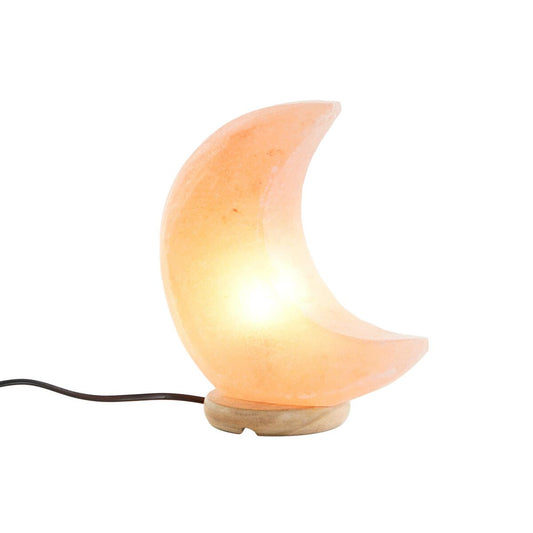 Desk lamp DKD Home Decor Pink Salt Acacia 15 W 220 V 20 x 10 x 23 cm-1