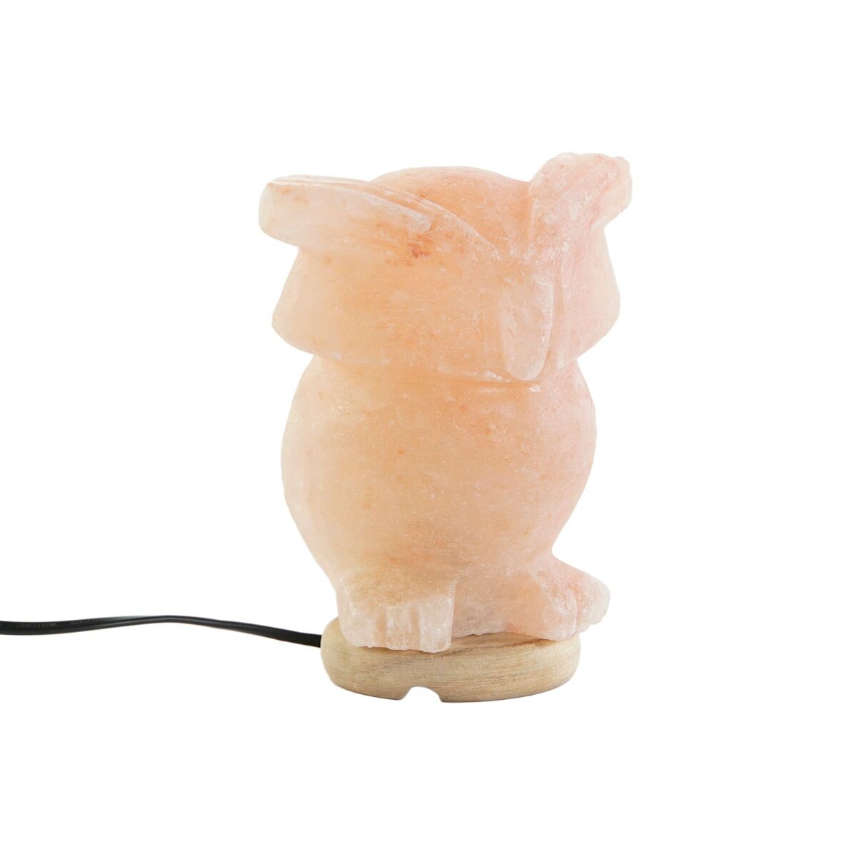 Desk lamp DKD Home Decor Pink Salt Acacia 15 W 220 V 14 x 14 x 18 cm-0