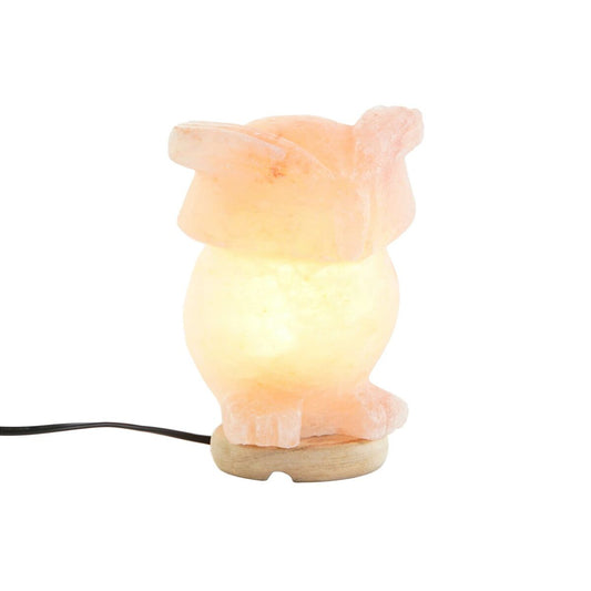 Desk lamp DKD Home Decor Pink Salt Acacia 15 W 220 V 14 x 14 x 18 cm-1