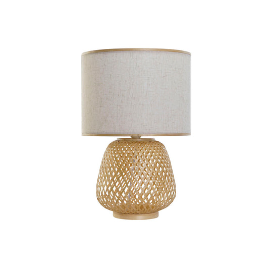 Desk lamp DKD Home Decor Brown Natural Bamboo 50 W 220 V 32 x 32 x 49 cm-0
