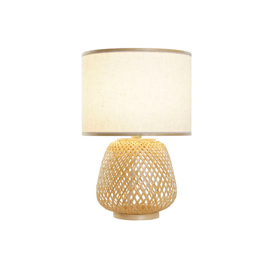 Desk lamp DKD Home Decor Brown Natural Bamboo 50 W 220 V 32 x 32 x 49 cm-1