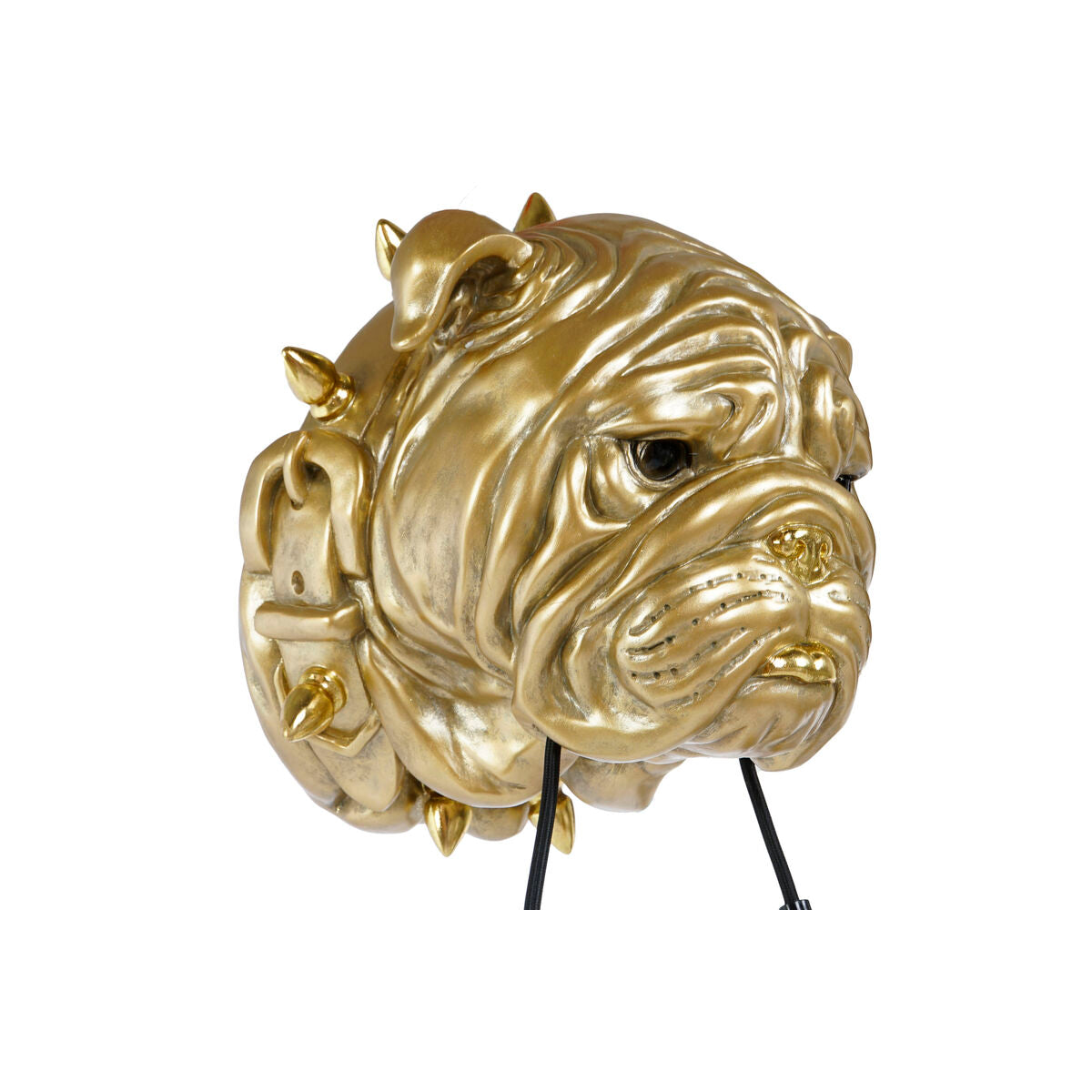 Wall Lamp Home ESPRIT Golden Resin 50 W Modern Bulldog 220 V 25 x 23 x 29 cm-5