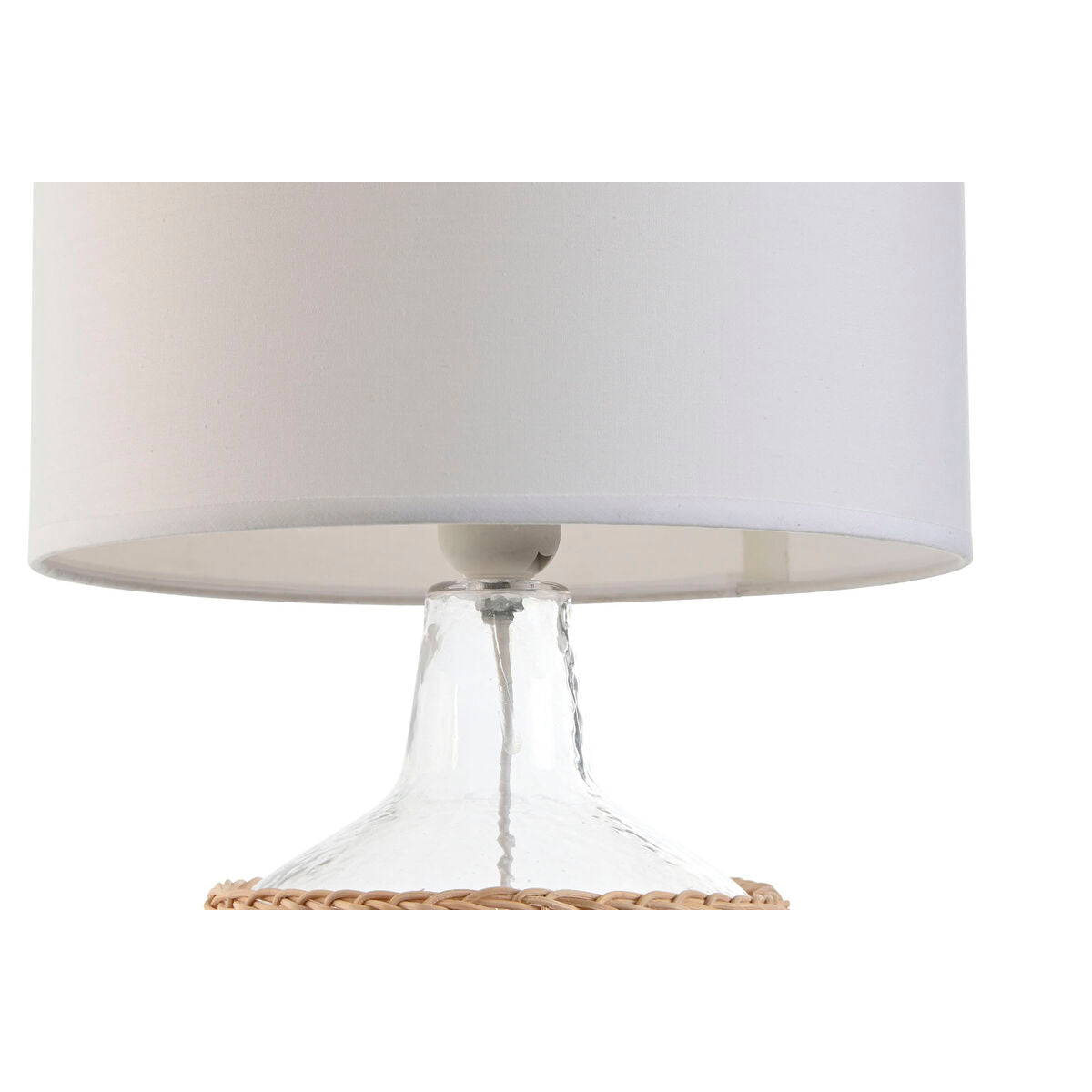 Desk lamp Home ESPRIT White Brown Crystal Rope 220 W 60 V 28 x 28 x 45 cm (2 Units)-4