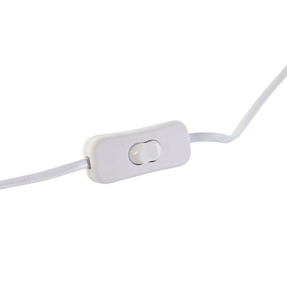 Desk lamp Home ESPRIT White Brown Crystal Rope 220 W 60 V 28 x 28 x 45 cm (2 Units)-2