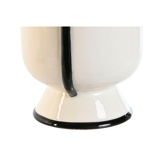 Vase Home ESPRIT Bicoloured Ceramic Modern 21 x 13 x 18 cm-1