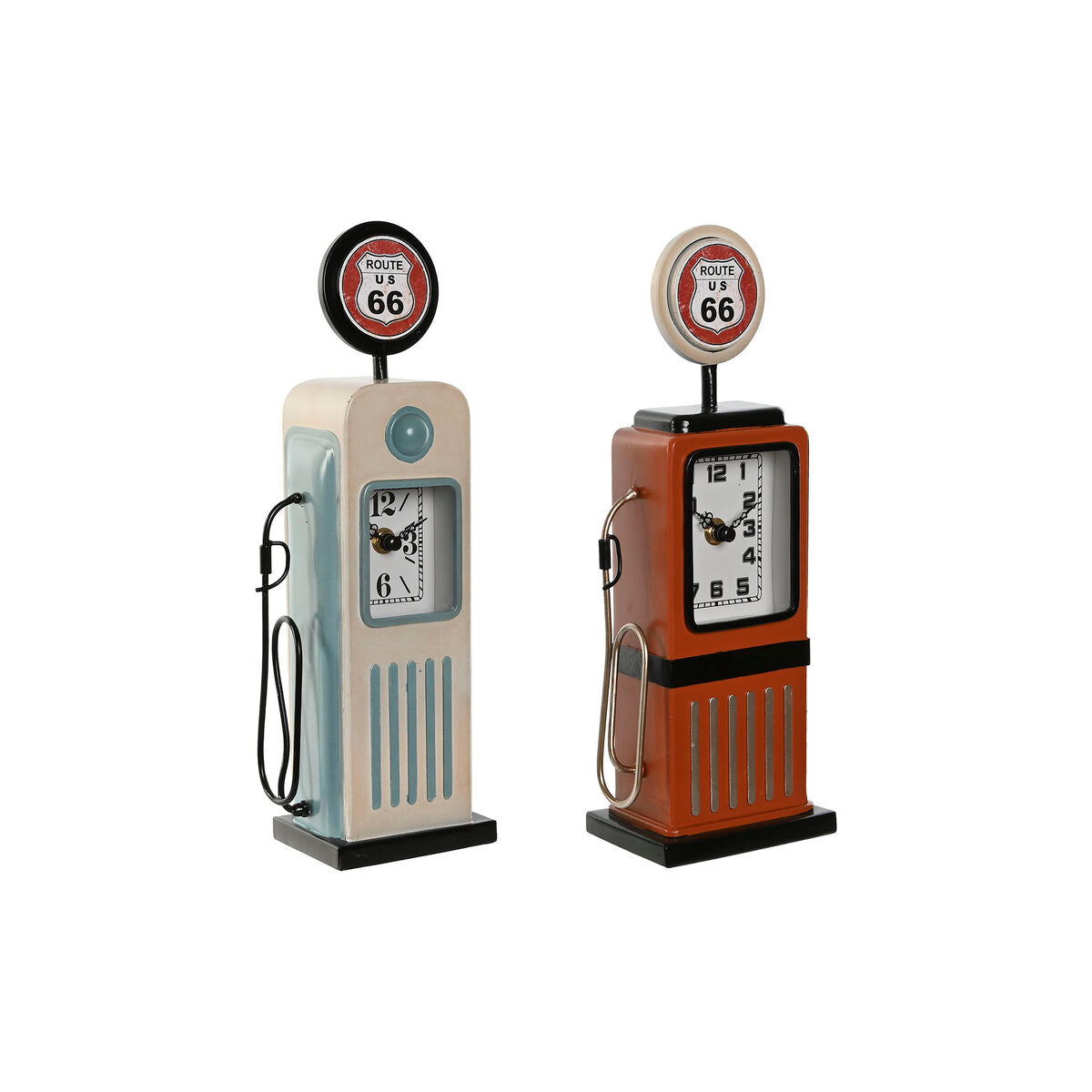 Table clock Home ESPRIT Multicolour Metal Vintage-0