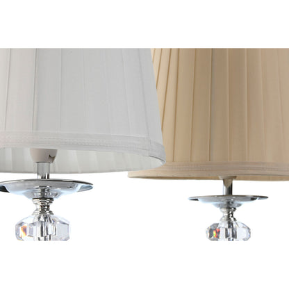 Desk lamp Home ESPRIT White Beige Metal 25 W 220 V 22 x 22 x 45 cm (2 Units)-4