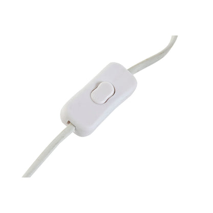 Desk lamp Home ESPRIT White Natural Terracotta Metal Bamboo 50 W 220 V 22 x 22 x 33 cm (2 Units)-2