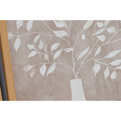 Canvas Home ESPRIT Canvas MDF Wood 30 x 2 x 30 cm-2