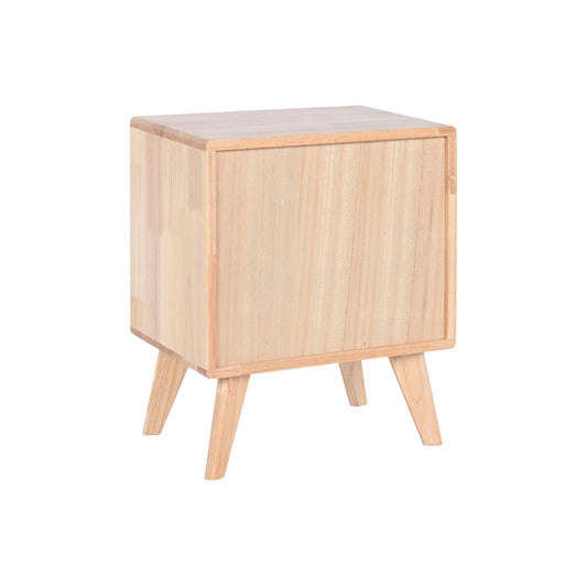 Nightstand Home ESPRIT Wood Metal Rattan 40 x 30 x 48 cm-1