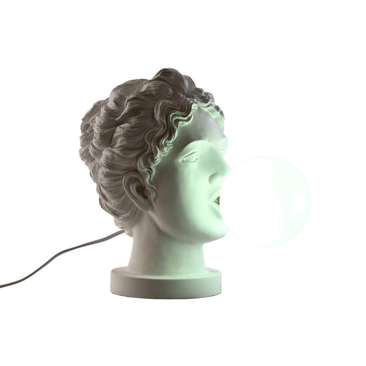 Desk lamp Home ESPRIT White Resin Plastic 220 V 20 x 36 x 31 cm-1