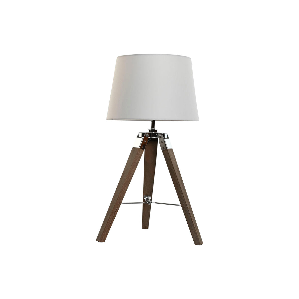 Desk lamp Home ESPRIT White Brown Wood 36 x 36 x 60 cm-0