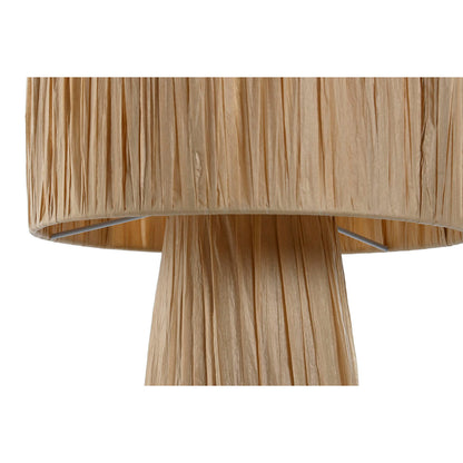 Desk lamp Home ESPRIT Brown Metal Raffia 50 W 220 V 27 x 27 x 40 cm-4
