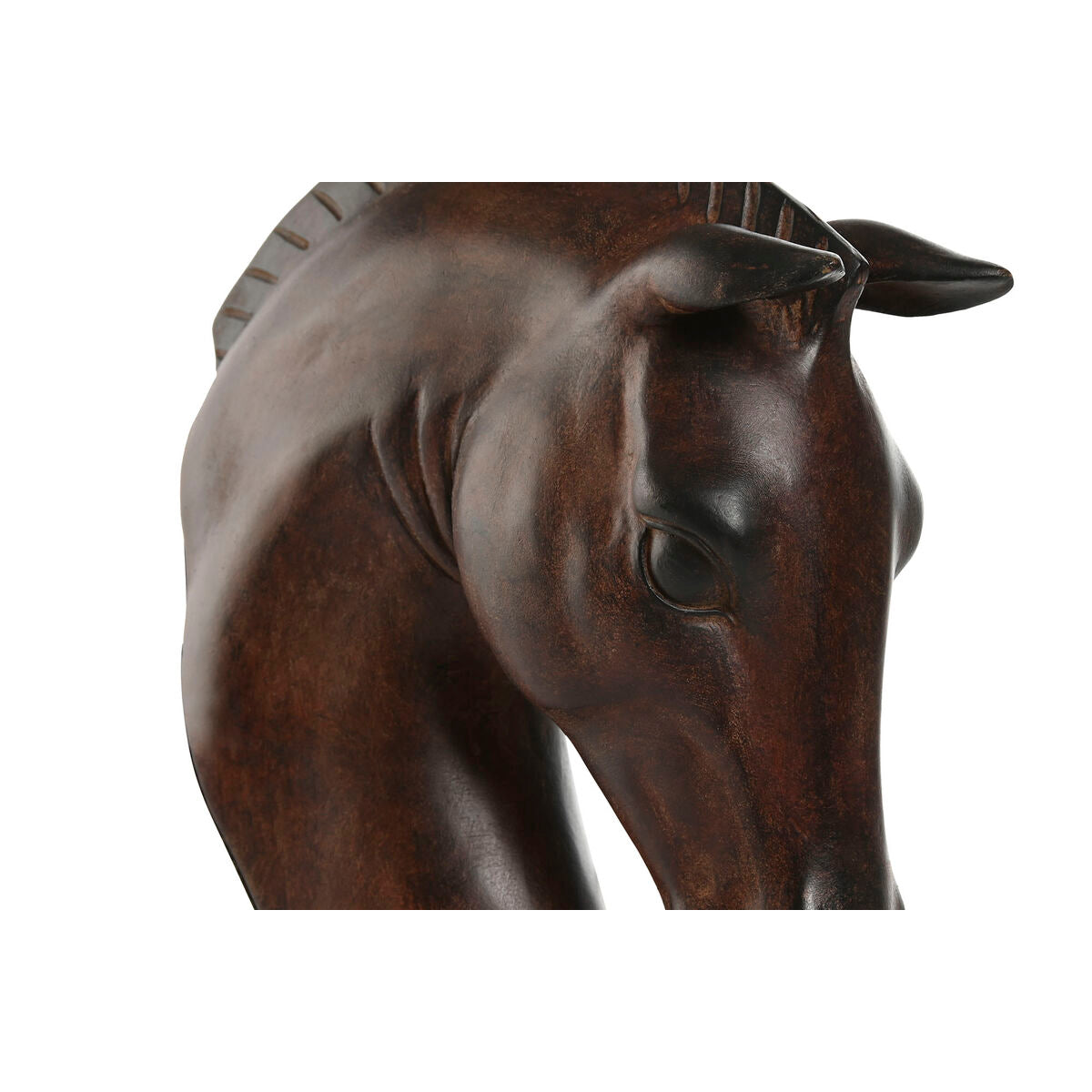 Wall Lamp Home ESPRIT Black Dark brown Colonial Horse 220 V 18 x 21,5 x 50,5 cm (2 Units)-5