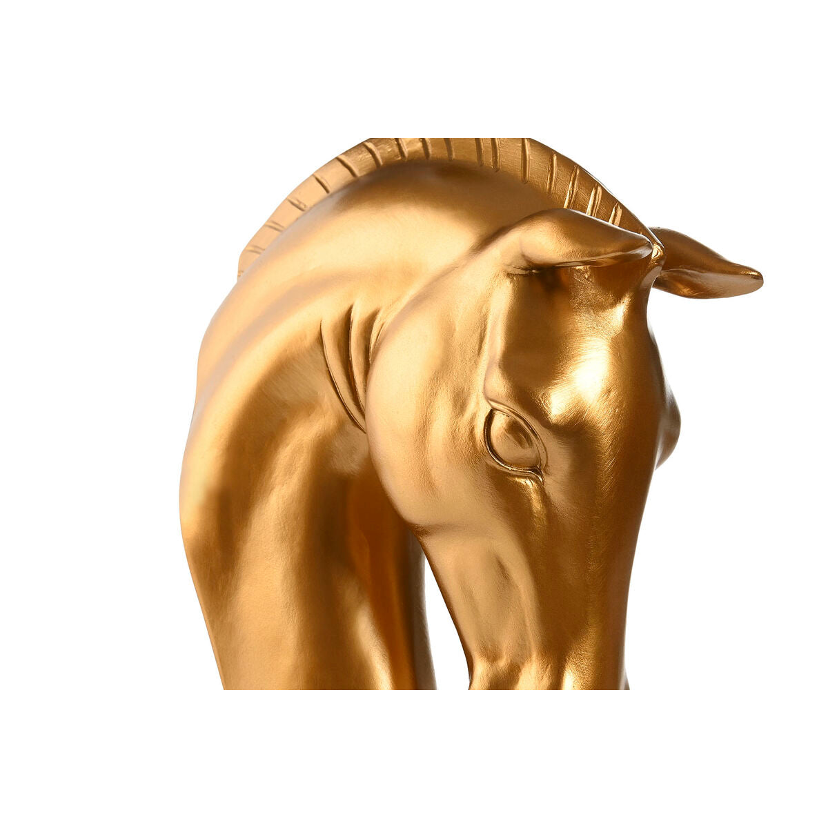 Wall Lamp Home ESPRIT Black Golden Horse 220 V 18 x 21,5 x 50,5 cm (2 Units)-5