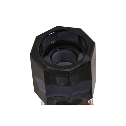 Candleholder Home ESPRIT Grey Amber Crystal 5,5 X 5,5 X 14,7 cm-2