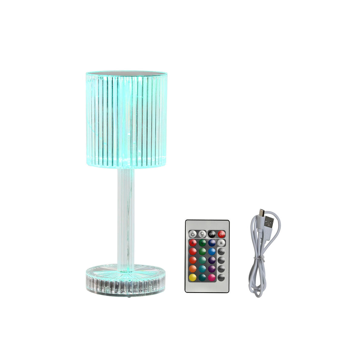 Desk lamp Home ESPRIT 8,5 x 8,5 x 23,5 cm-4