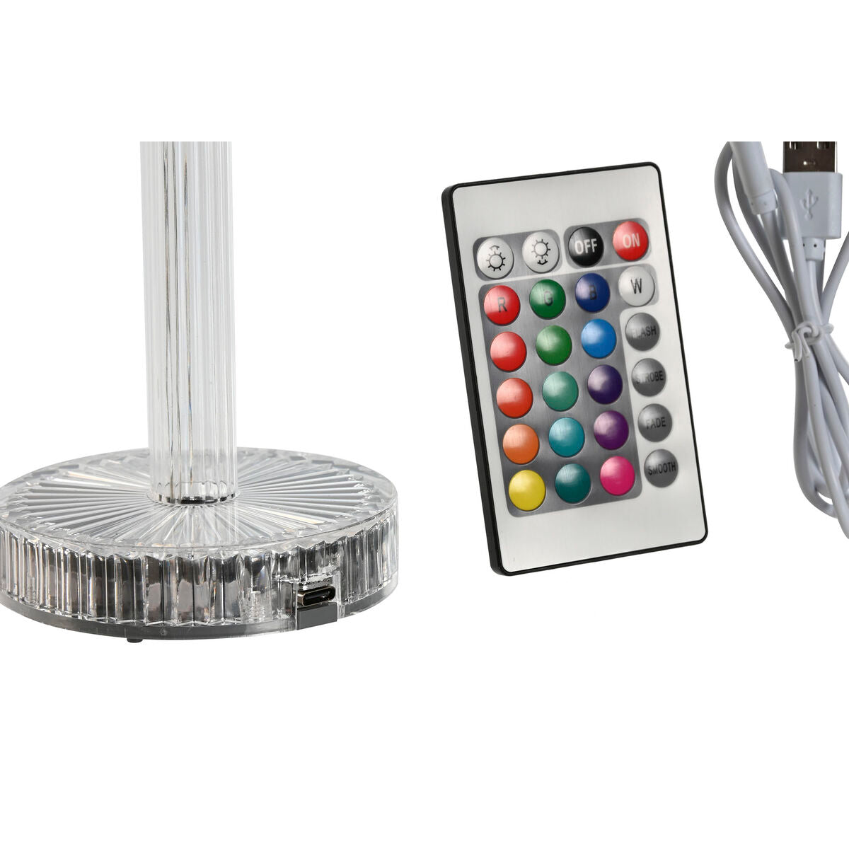 Desk lamp Home ESPRIT 8,5 x 8,5 x 23,5 cm-2