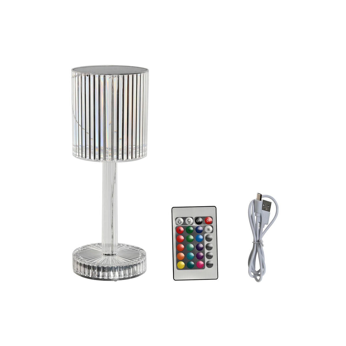 Desk lamp Home ESPRIT 8,5 x 8,5 x 23,5 cm-0