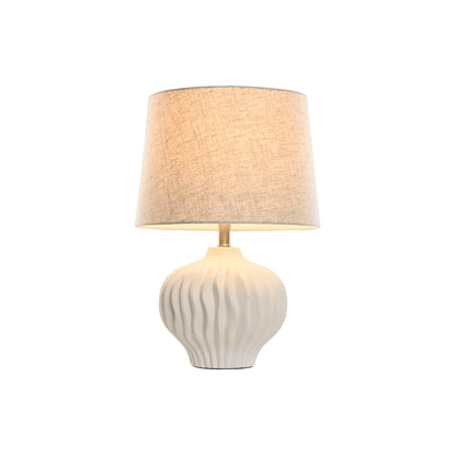 Desk lamp Home ESPRIT White Beige 50 W 220 V-4