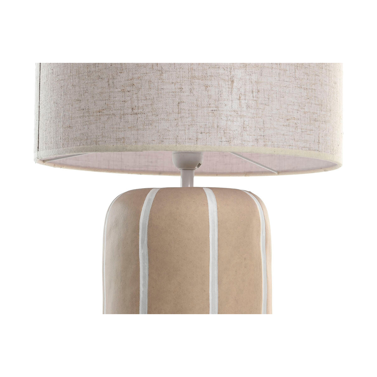 Desk lamp Home ESPRIT White Brown 50 W 220 V-2