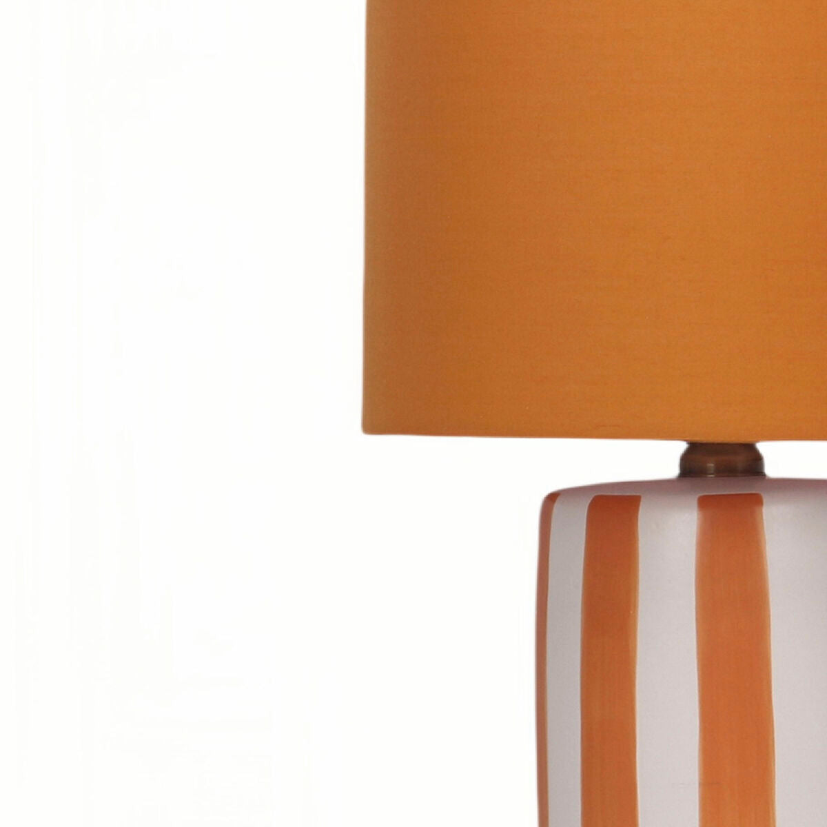 Desk lamp Home ESPRIT Yellow Orange (2 Units)-2